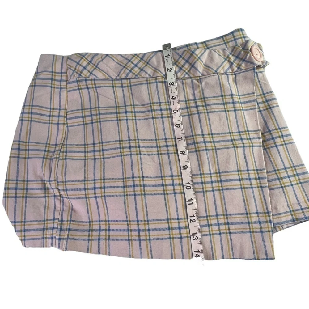 Joe Benbasset Multicolor Plaid Skort Extra Large